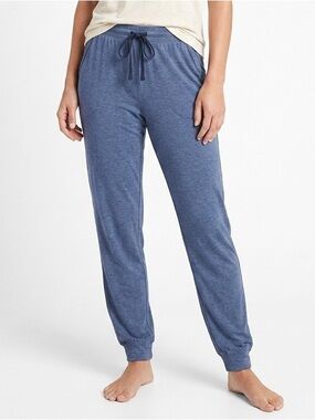 LOVE by GAP Navy Blue Lounge Joggers with Drawstring Waist Size L